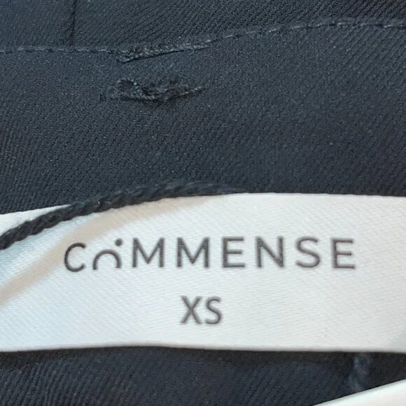 COMMENSE NEW WITH TAGS BLACK PLEATED HIGH WAIST WIDE LEG PANTS SLACKS TROUSERS - Picture 11 of 15